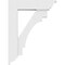 Ekena Millwork Standard Merced Architectural Grade PVC Bracket with Traditional Ends, 3"W x 18"D x 24"H BKTP03X18X24MRC01 - alternate 2